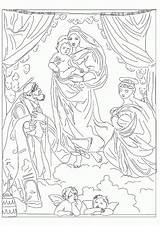 Coloring Pages Catholic Saint Saints Popular Library Clipart Betty Gootee sketch template