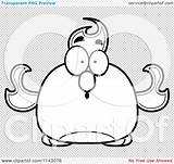 Chubby Phoenix Bird Fire Shocked Outlined Coloring Clipart Vector Cartoon Drunk Happy Transparent Illustration Thoman Cory Background Clipartof sketch template