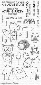 Friends Favorite Things Fuzzy Warm Stamps Clear Stamp Hallmarkscrapbook Coloring Mftstamps sketch template