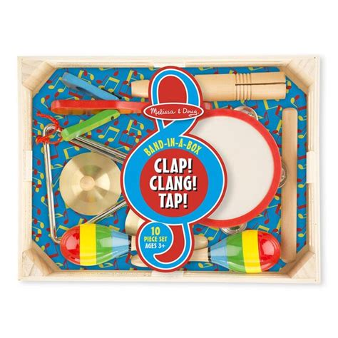 Melissa And Doug Band In A Box Clap Clang Tap 10 In The Playset