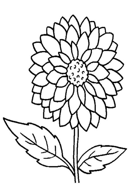printable sunflower coloring pages  kids printable flower coloring