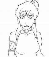 Korra Coloring Legend Confused Looks So Pages Sailor Pokemon sketch template