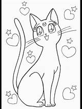 Gato Lineart Malvorlagen Animal Gatos Azcoloring sketch template