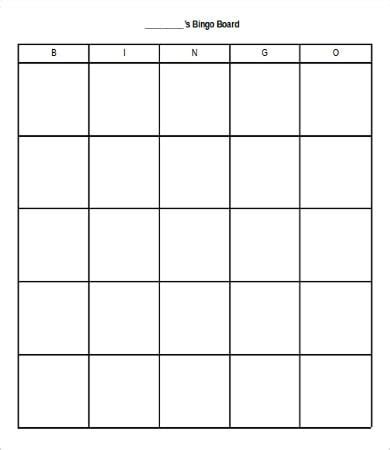 printable  blank bingo cards halvedtapes