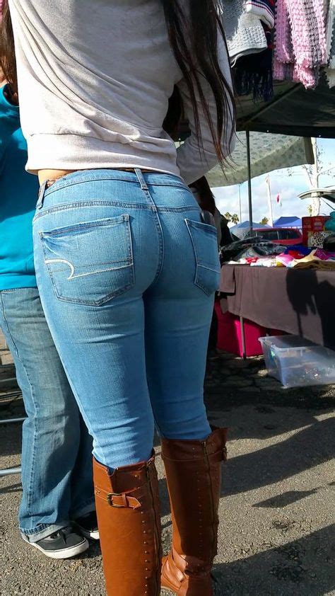 girl ass skinny jeans
