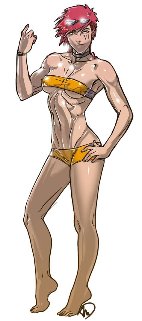 and the league of legends swimsuit fan art series continue with the just announced vi check her