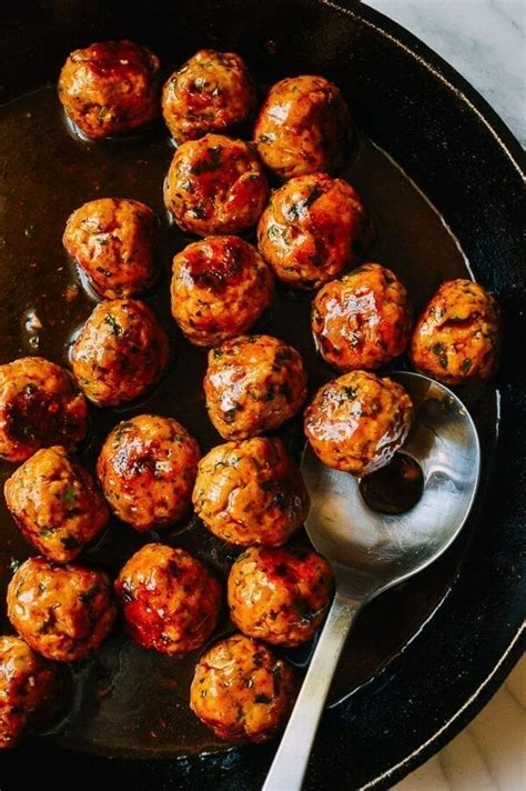 spicy asian meatballs recipe the woks of life