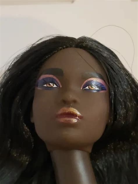 New Nude African American Barbie Made To Move Doll Signature Looks 10