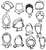 Gesichter Caricatures Artistsnetwork Doodles Heaps Artistdaily Curso Gesicht Boredart Toons sketch template