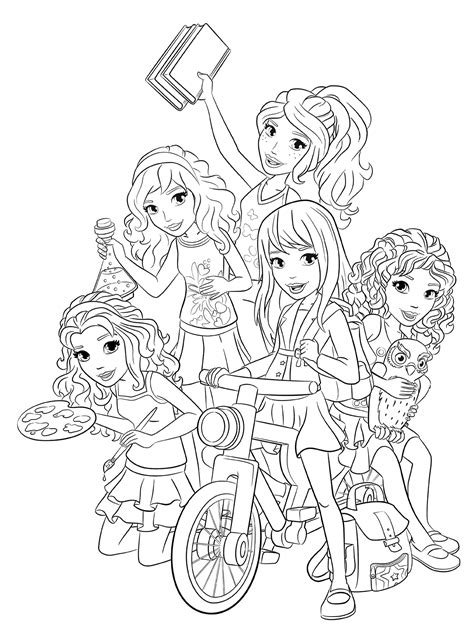 lego friends coloring pages  coloring pages  kids