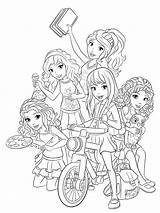 Lego Friends Coloring Pages Kids sketch template