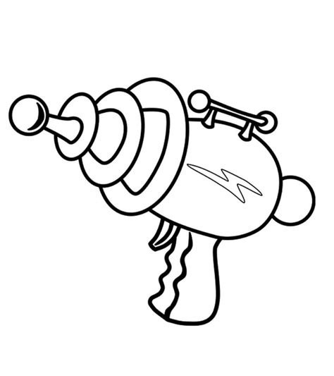 coloring pages nerf gun