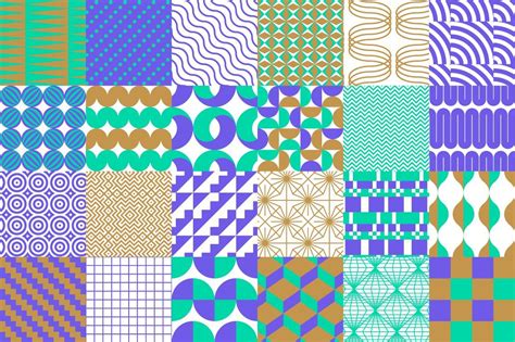 geometric fun patterns bundle cool patterns professional business