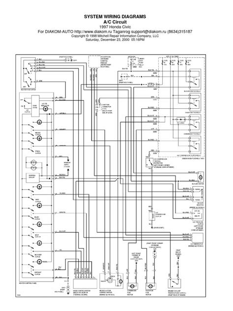 honda civic wiring diagram artus