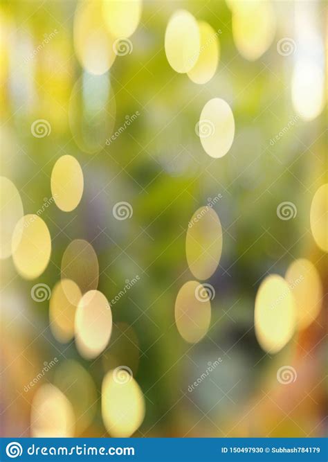 Beautiful Nature Of Blur Background Image Of Bokeh