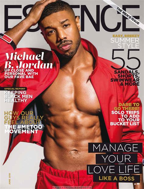 michael b jordan para essence magazine por michael rowe male fashion