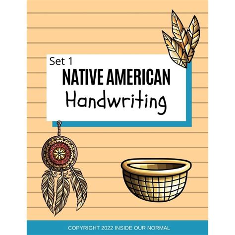 native american copywork volume    normal
