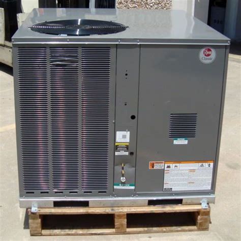 rheem  ton packaged air conditioner  gas heat  single ph  tzsuppliescom