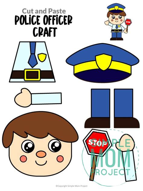 pin  police officer crafts