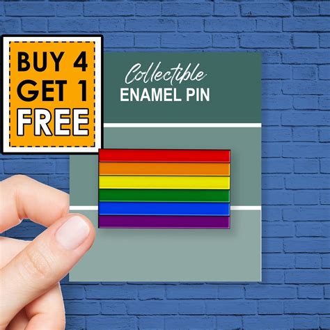 lgbt rainbow enamel pin equality pride enamel pins jacket pins etsy