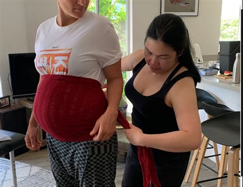 pregnancy massage the organic new mum