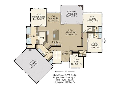 modern  story floor plans floorplansclick