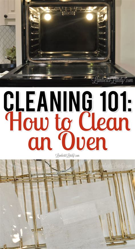 cleaning    clean  oven lamberts
