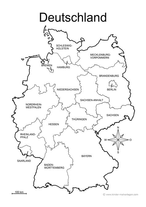laenderkarten deutschland  verschiedene karten  unterrichtsmaterial  den faechern