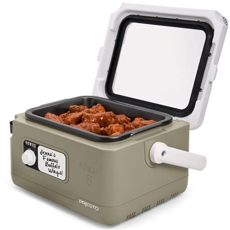presto nomad traveling  quart slow cooker rugged wide profile picnic cooler   ebay