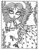 Gothique Anges Téléchargements Numériques Angels Ange Digi Stamps Thestylishpeople sketch template
