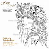 Coloring Book Pages Fairy Tangles Fairytangles Norma sketch template
