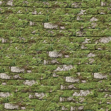 Moss Brick Texture Seamless 13168