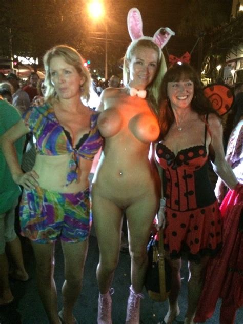 she s naked at a costume party nudeshots