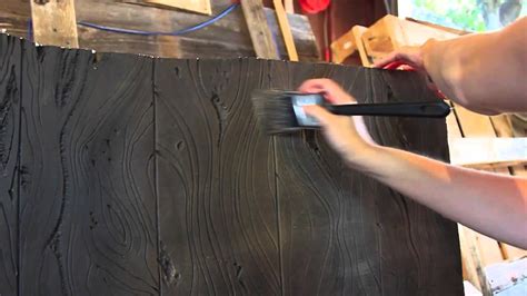 wood grain carved foam painting tutorial haunt update youtube