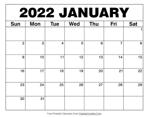 january  desk calendar calendar printables  blank