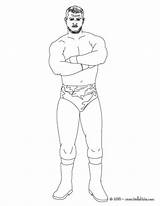 Wrestler Dynasty Hart Coloring Pages Color Hellokids Print Online sketch template
