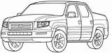 Honda Ridgeline Rtl Carscoloring นท จาก sketch template