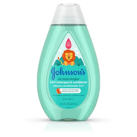 johnsons baby   tangles kids shampoo conditioner  detangling   tears formula