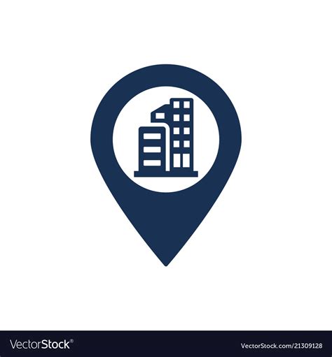 business location icon royalty  vector image