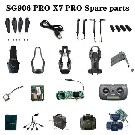 sg pro sgpro sgpro  xpro rc drone spare parts motor arm set blades body shell gps