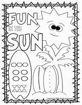 Summer Kindergarten sketch template