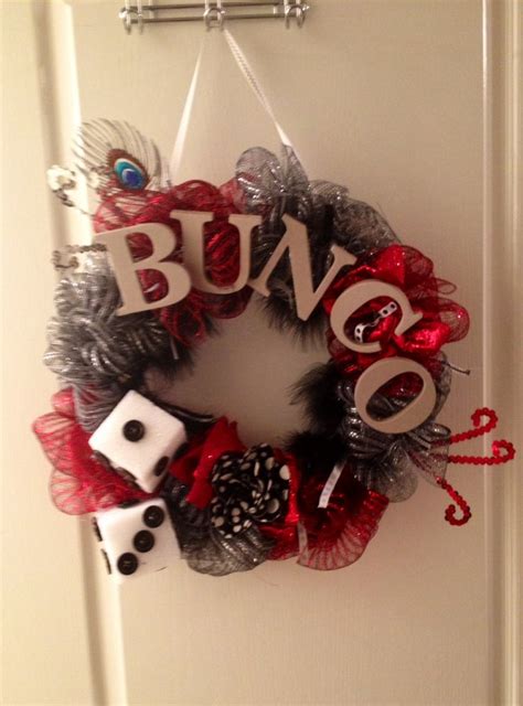 Bunco Wreath Bunco Themes Bunco Bunco Party