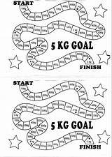 Loss Weight Chart Goal Track 5kg Way Lost Save Goals Lose sketch template