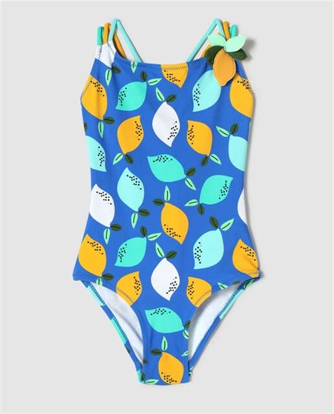 Girls Lemon Print Swimsuit · B Con B · Fashion · El Corte Inglés