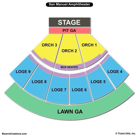 glen helen amphitheater seating chart seating charts