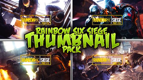 rainbow six siege gameplay thumbnail template by acezproduction on deviantart
