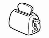 Toaster Coloring Coloringcrew sketch template
