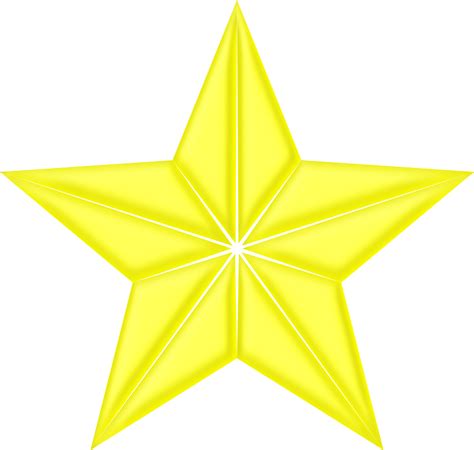 yellow star image clipart