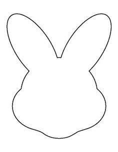 rabbit ear template stencils pinterest kid rabbit  rabbit ears