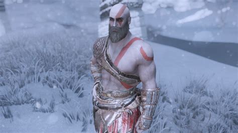 god of war4 kratos armor wip downloads skyrim special